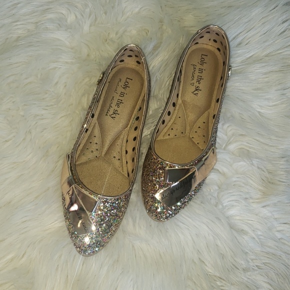 Modcloth Shoes - ModCloth | Loly in the sky Sparkly flats